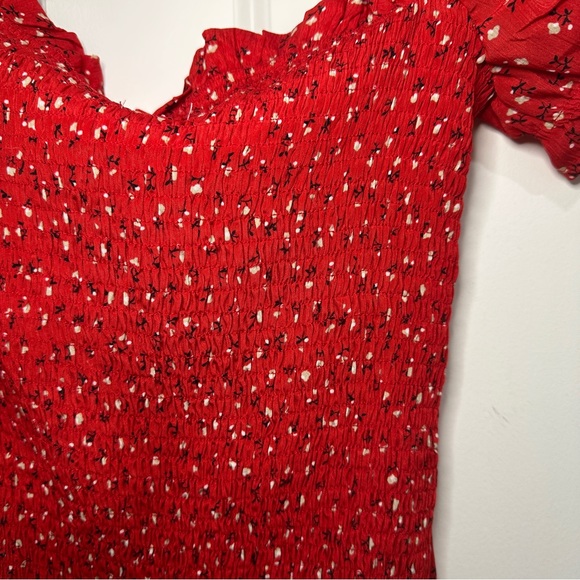 Princess Polly Red Floral Mini Dress - Picture 6 of 7